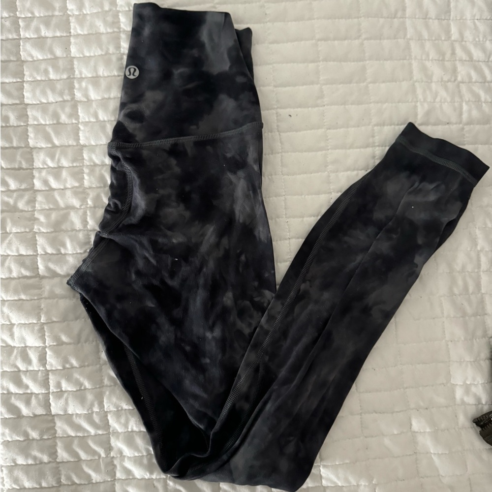 lululemon marbled leggings size 2